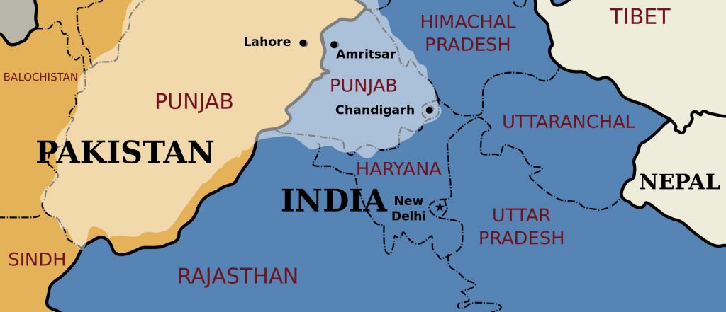 Partition map, India map, Pakistan map, Indian Independence, Post Partition, 1947 India