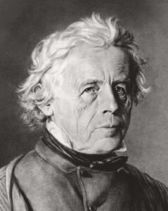 Portrait of Antoine LeCoultre, founder of Jaeger-LeCoultre, born in 1803.